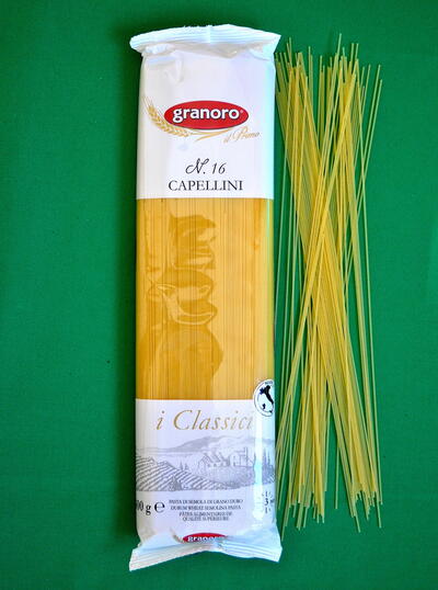 Capellini n.16 - z tvrdé pšenice - doba vaření 3 minuty - Granoro 500 g