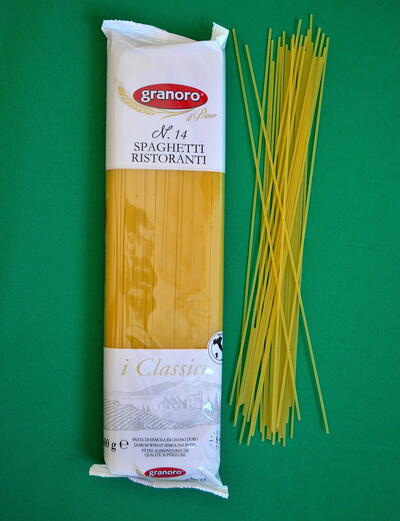 Spaghetti n.14 Ristoranti - z tvrdé pšenice - doba vaření 5 minut - Granoro 500 g