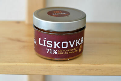 Lískovka - 71% lískoořískový krém - JANEK - 250 g