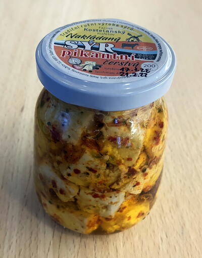 Farma Kostelanský- Sýr nakládaný ve skle - 200 g