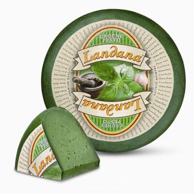Sýr GOUDA Landana se zeleným pestem
