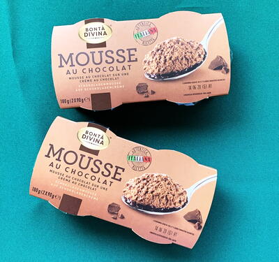 Mousse au Chocolate - BONTÀ DIVINA 2 x 90 g