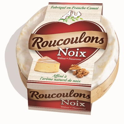 Sýr Roucoulons Noix s příchutí ořechu - 125 g