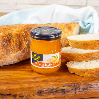 Mostarda di Mandarini - pikantní mandarinková hořčice k sýrům - BIFFI 100 g