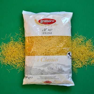 Filini n.107 - nudličky z tvrdé pšenice - doba vaření 2 minuty - Granoro 500 g