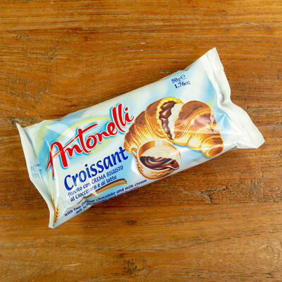 Croissant ANTONELLI s čokoládovým a mléčným krémem - 50 g