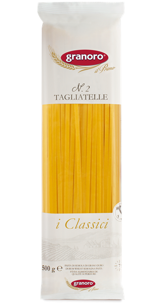 Tagliatelle n.2 - z tvrdé pšenice - doba vaření 7 minut - 500 g