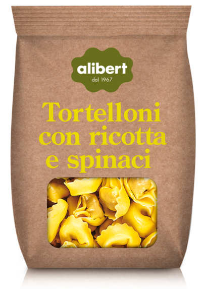 Tortellini sušené, plněné ricottou a špenátem - 250 g