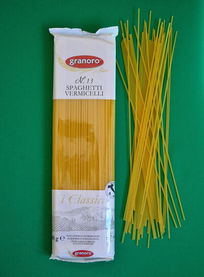 Spaghetti n.13 Vermicelli - z tvrdé pšenice - doba vaření 7 minut - Granoro 500 g