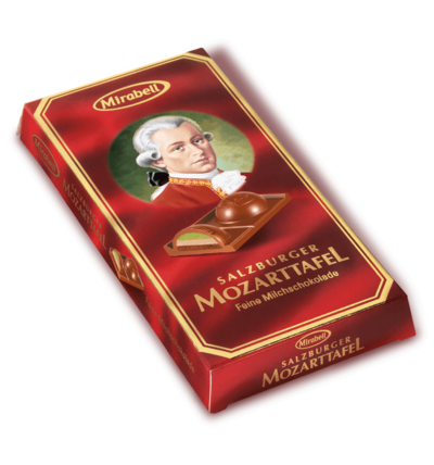 Mozartova tabulková čokoláda - 100 g - MIRABELL