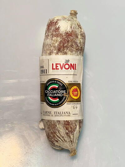 Salám Cacciatore DOP -lovecký salámek -LEVONI- 200g