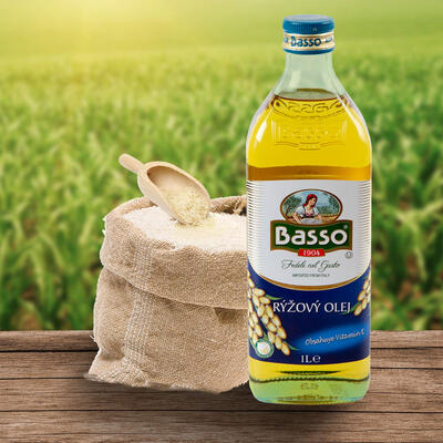 Olej rýžový - BASSO 1 l